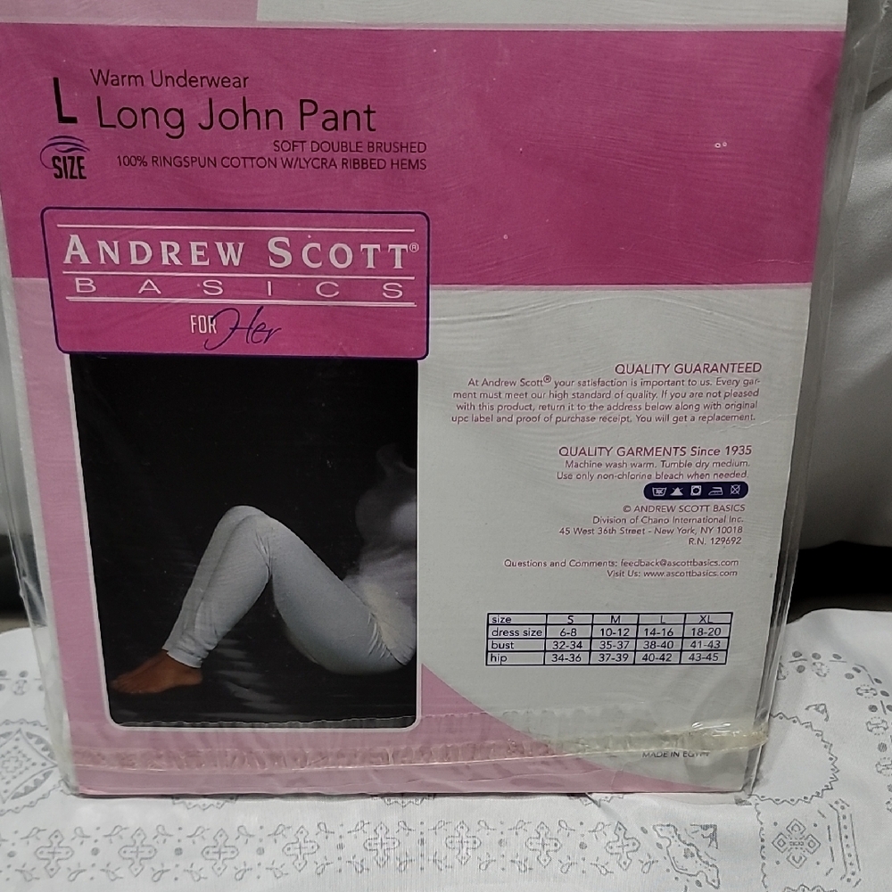 Women's Long John Pants